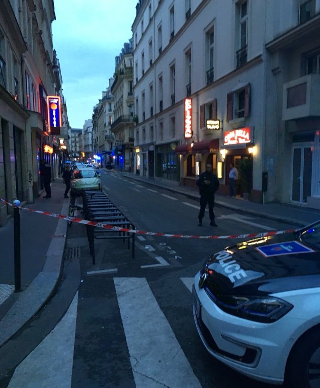 La agresión ocurrió en el II distrito parisino, al centro de la capital.