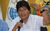 El presidente boliviano Evo Morales condenó las nuevas sanciones anunciadas por EE.UU. contra Venezuela tras resultado de las elecciones en ese país.
