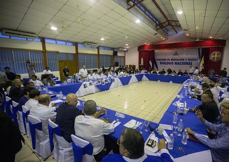 El diálogo por la paz en Nicaragua junto a la Conferencia Episcopal inició el pasado 16 de mayo.