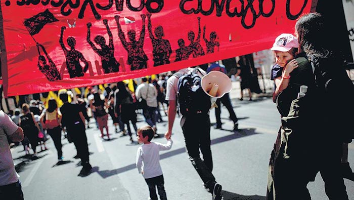 Habrán dos manifestaciones en el centro de Atenas durante la jornada de huelga.