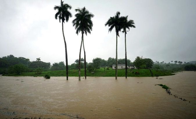 Alberto dumped more than 10 centimeters of rain on Cuba over a 24-hour period.