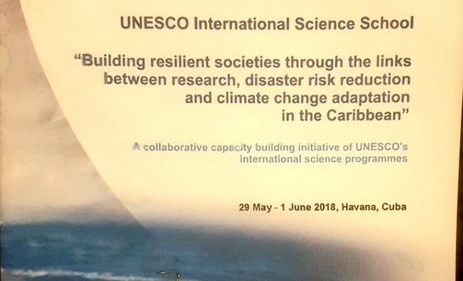 At the International Science School event, academics and officials from the Caribbean discussed climate change solutions.