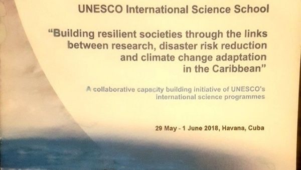 At the International Science School event, academics and officials from the Caribbean discussed climate change solutions.