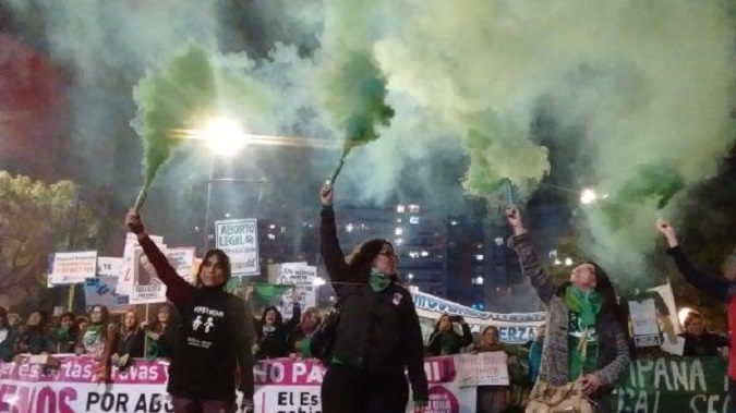 Activists march on Buenos Aires on Monday to end femicides and demand that abortions become free, legal and safe.