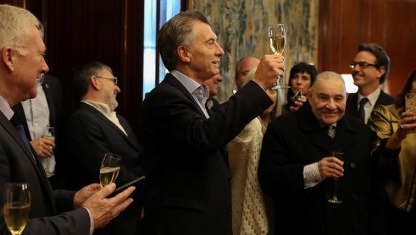 President Mauricio Macri requested IMF support in May, a decision met with protests by broad sectors of the population.