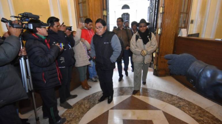 Representantes del Gobierno boliviano y la UEPA se reunen en la vicepresendencia