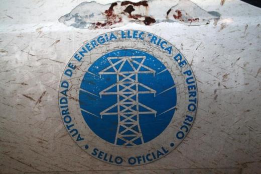 The logo of the Puerto Rico Electric Power Authority (PREPA) is seen in Dorado, Puerto Rico January 22, 2018.