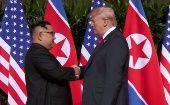 Trump y Kim Jong-un se comprometieron a normalizar las relaciones diplomáticas.