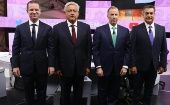 Anaya, López Obrador, Meade y Rodríguez aspiran a la Presidencia de la nación en los comicios del 1 de julio.