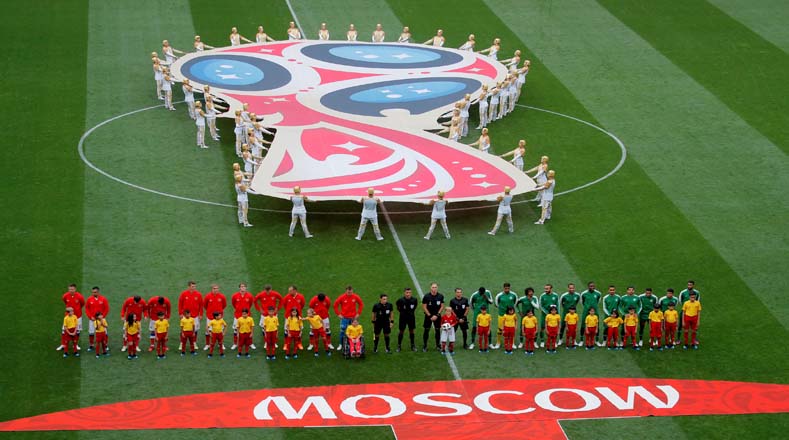 Arabia Saudita y Rusia dieron comienzo a los encuentros deportivos de esta cita de fútbol mundial. 
