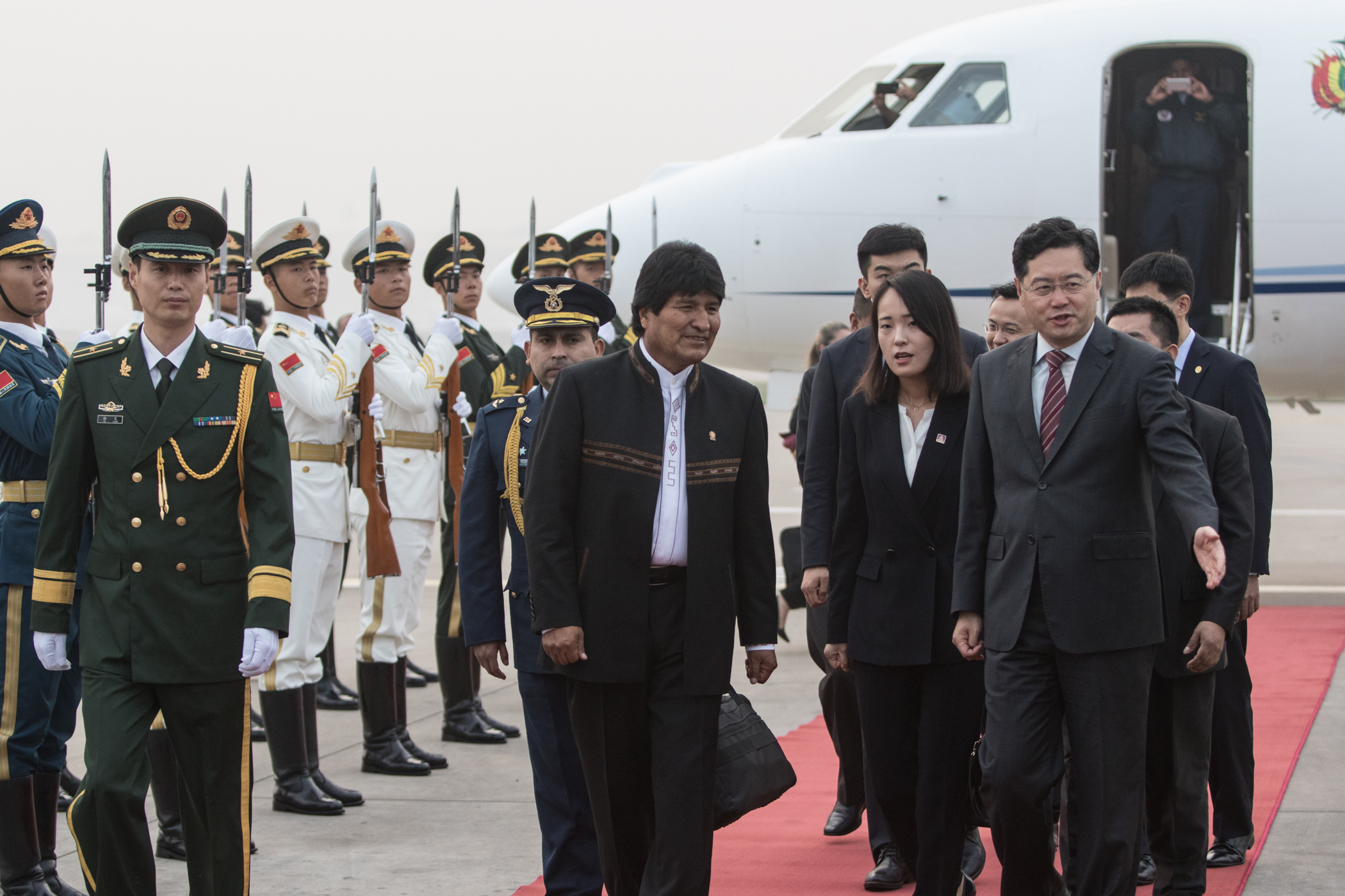 Los mandatarios de Bolivia y China, Evo Morales y Xi Jinping, en su encuentro en 2013.