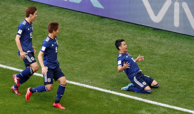It was sweet revenge for Japan, who were thumped 4-1 by Colombia in Brazil four years ago.