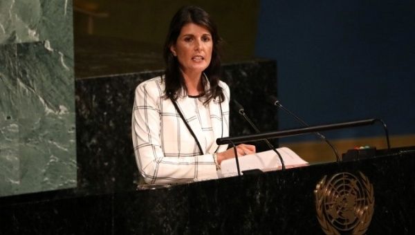 U.S. Ambassador to the UN Nikki Haley called the Human Rights Council 