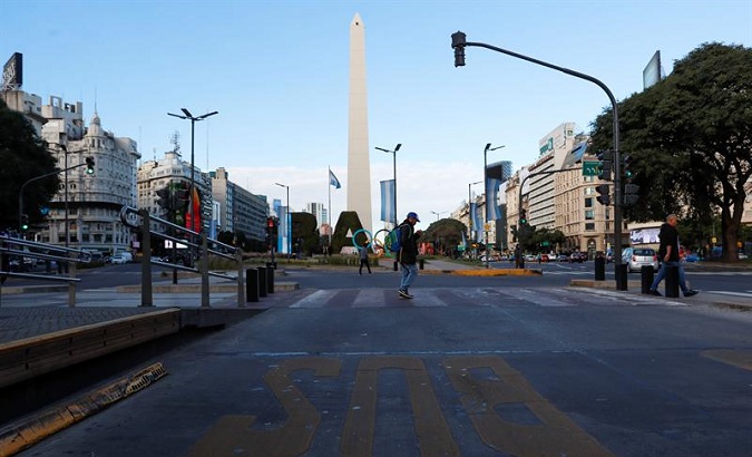 Buenos Aires' downtown was still Monday morning. Many have joined the general strike against Macri's policies.