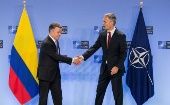 Juan Manuel Santos cierra el acuerdo con la OTAN.