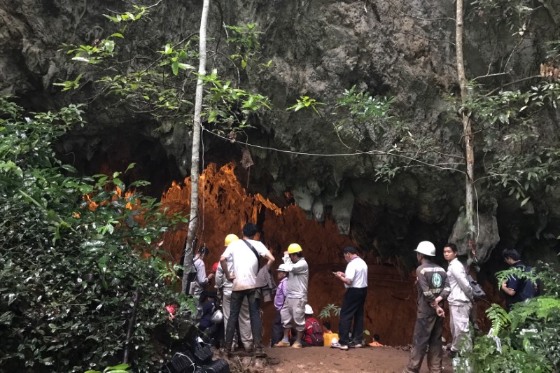 La cueva posee varios kilómetros de largo.