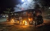 Más de 55 ambulancias, otros vehículos e instalaciones públicas han sido quemados por grupos opositores violentos en Nicaragua.