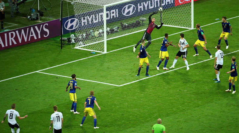 El gol de Tony Kroos ante Suecia fue de las pocas alegrias para los fanáticos alemanes en el Mundial 2018