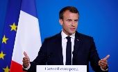 Macron apuntó que en su nación no habrán centros para acoger inmigrantes debido que estos estarán en países de primera llegada “y Francia no lo es”.