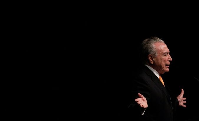Brazil's senate-imposed president Michel Temer.