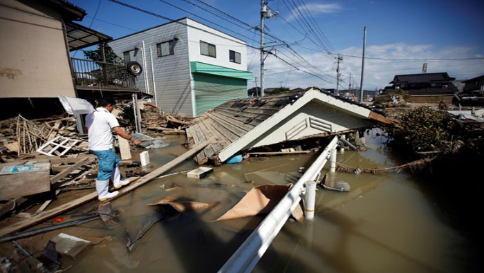 Las torrenciales lluvias han ocasionado grandes destrozos en el país asiático.