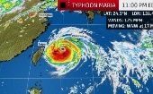 Taiwán cancela 250 vuelos Tifón María 