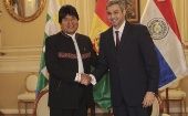 Evo Morales afirma que este encuentro marca el inicio para una nueva etapa entre los dos países.