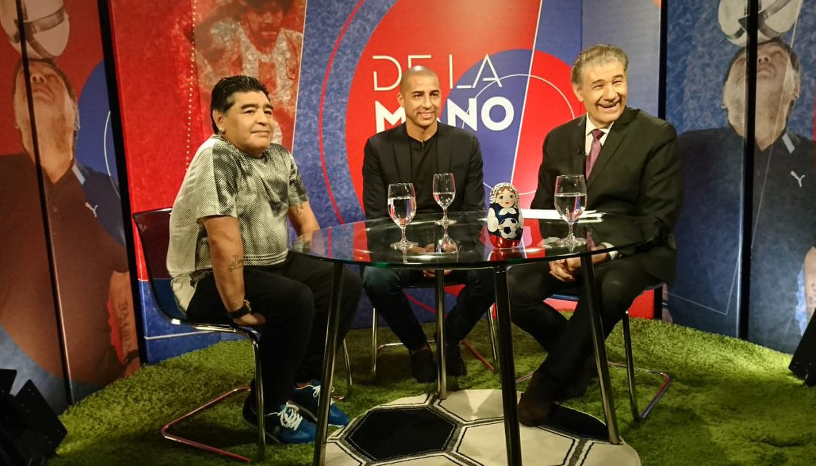 Maradona y Trezeguet coincidieron en que las selecciones latinoamericanas dejaron mucho que desear en las canchas.