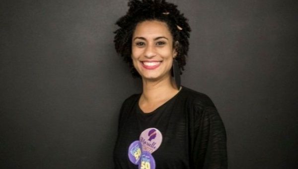 Slain Black activist and Rio de Janeiro city councilwoman Marielle Franco.