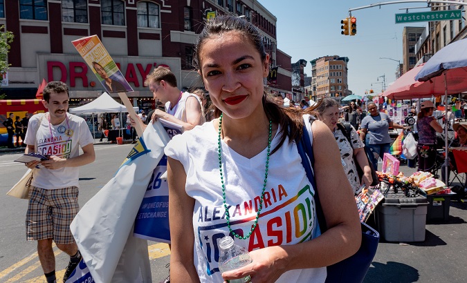 Alexandria Ocasio-Cortez says occupation of Palestine is just an increasing crisis of humanitarian condition.