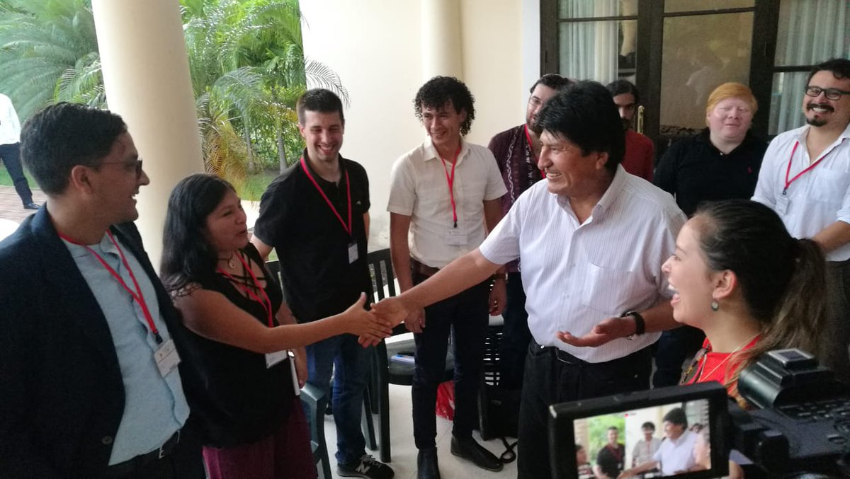 El mandatario boliviano arribó el lunes a La Habana.