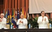 En el encuentro también participaron los presidente de Venezuela y Bolivia. 
