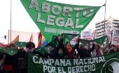 Realizan pañuelazo por legalización del aborto en Argentina