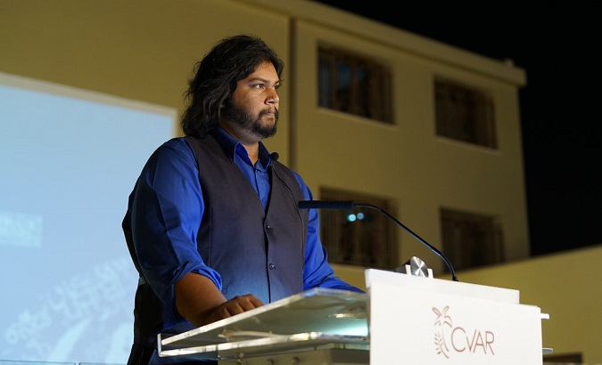 Kevin Jared Hosein , winner of the Commonwealth Short Story Prize 2018.