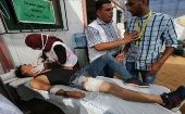 Una de las víctimas es un joven de 14 años de edad, quien recibió un impacto de bala durante las protestas en Cisjordania.