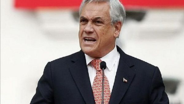 Chile's President Sebastian Piñera