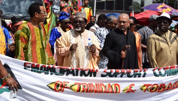 Citizens celebrate Emancipation Day in Trinidad and Tobago.