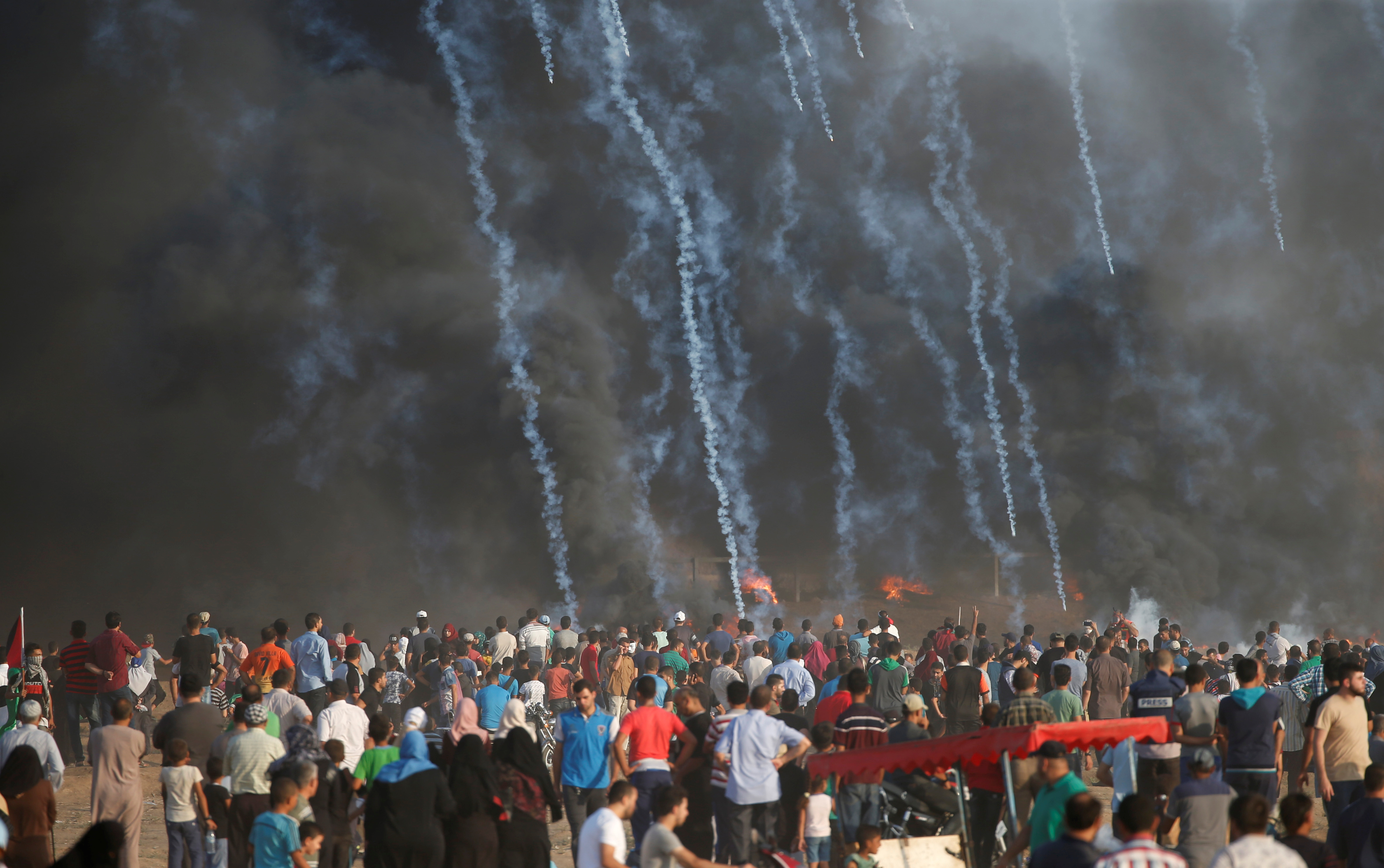Hasta los momentos unos 156 palestinos fallecidos ha dejado la arremetida del Ejército israelí en el marco de la Marcha del Retorno.