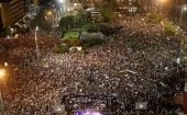 50 mil personas participaron en la protesta contra el proyecto sionista