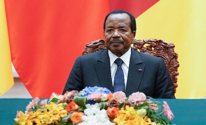 Cameroonian president Paul Biya.