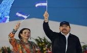 La vicepresidenta exhortó al pueblo de Nicaragua a medir sus fuerzas en el camino a la paz.