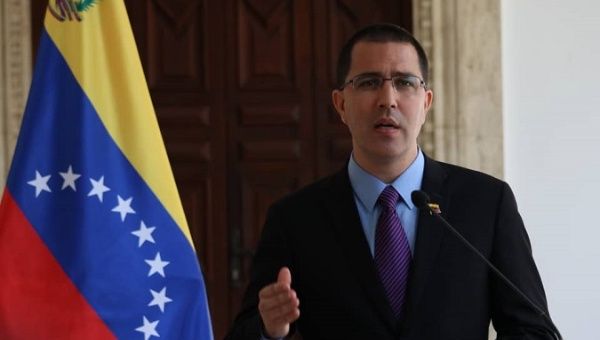 Venezuelan chancellor Arreaza condemned the statements made by his Japanese counterpart, which he described as 