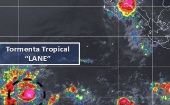El vórtice de la tormenta se ubicaba a 3.115 kilómetros (1.935 millas) al este-sureste de Hilo, en Hawai