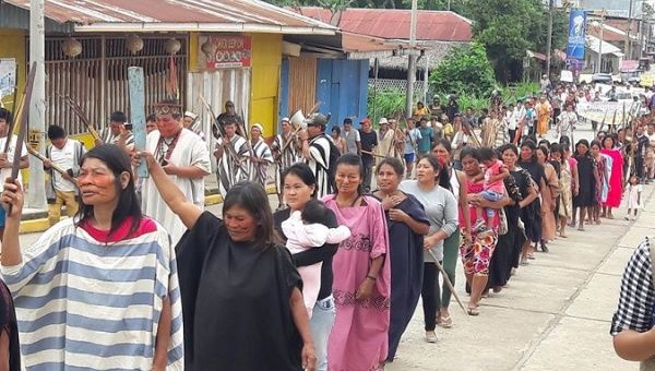 Thousands of Indigenous peoples in Peru demand state action. 