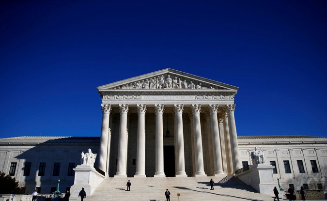 A view of the U.S. Supreme Court.