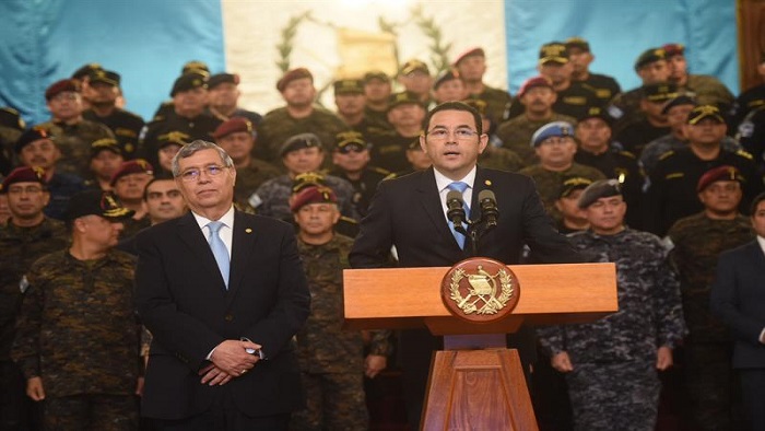 El presidente Jimmy Morales aseguró que la Comisión Internacional Contra la Impunidad de Guatemala (Cicig) ha irrespetado la Constitución del país.