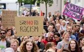 March against racism and xenophobia in Chemnitz, Aug. 31, 2018.