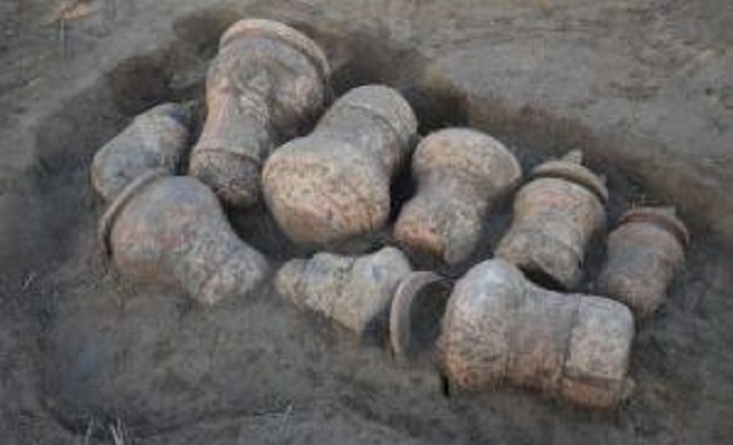 The Mamiraua staff also say they believe the vessels were buried at the same time due to the fact that all nine urns were found at equal depths.
