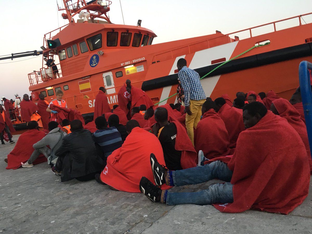 Este miércoles se rescataron a unos 496 inmigrantes en el mar Mediterráneo frente a las costas españolas. 