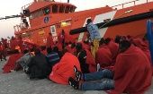 Este miércoles se rescataron a unos 496 inmigrantes en el mar Mediterráneo frente a las costas españolas. 